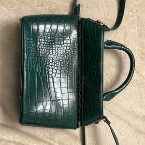 Cute crocodile green purse